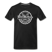 Black To The Future Badge Men's Premium T-Shirt - black