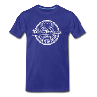 Black To The Future Badge Men's Premium T-Shirt - royal blue