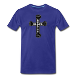BLK Reality Cross Mens Premium T-Shirt - royal blue