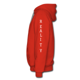 Black Reality Cross Men's Premium Hoodie - red