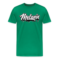 Melanin Drippin' Men's Premium T-Shirt - kelly green