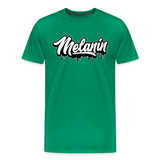 Melanin Drippin' Men's Premium T-Shirt - kelly green