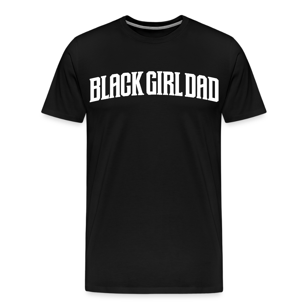 Black Girl Dad Men's Premium T-Shirt - black