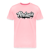 Melanin Drippin' Men's Premium T-Shirt - pink