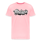 Melanin Drippin' Men's Premium T-Shirt - pink