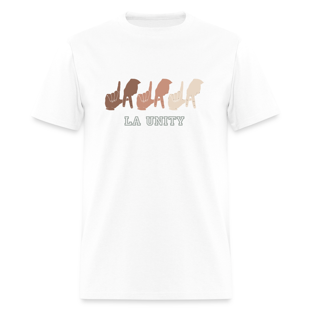 LA Unity Unisex Classic T-Shirt - white