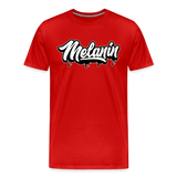 Melanin Drippin' Men's Premium T-Shirt - red