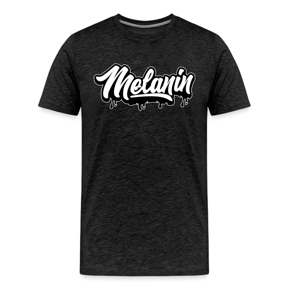 Melanin Drippin' Men's Premium T-Shirt - charcoal grey