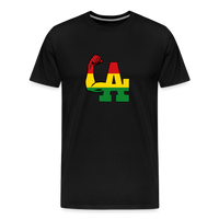 LA Rasta Strong Men's Premium T-Shirt - black