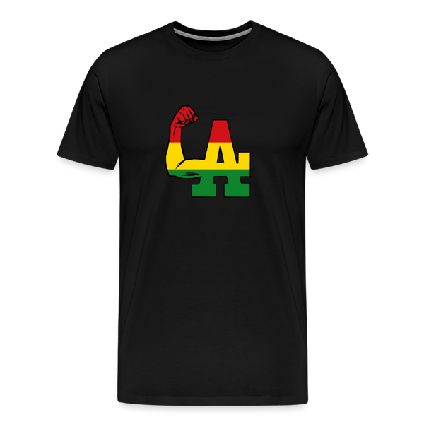 LA Rasta Strong Men's Premium T-Shirt - black