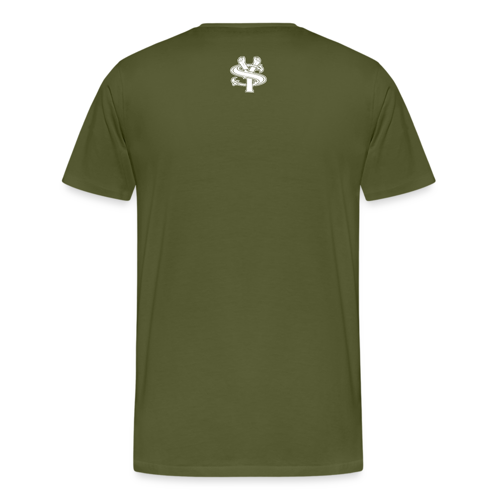 Melanin Drippin' Men's Premium T-Shirt - olive green