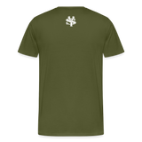 Melanin Drippin' Men's Premium T-Shirt - olive green