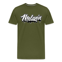 Melanin Drippin' Men's Premium T-Shirt - olive green