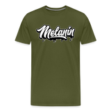 Melanin Drippin' Men's Premium T-Shirt - olive green