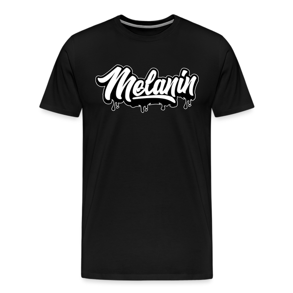 Melanin Drippin' Men's Premium T-Shirt - black