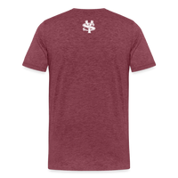 Melanin Drippin' Men's Premium T-Shirt - heather burgundy