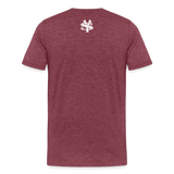 Melanin Drippin' Men's Premium T-Shirt - heather burgundy