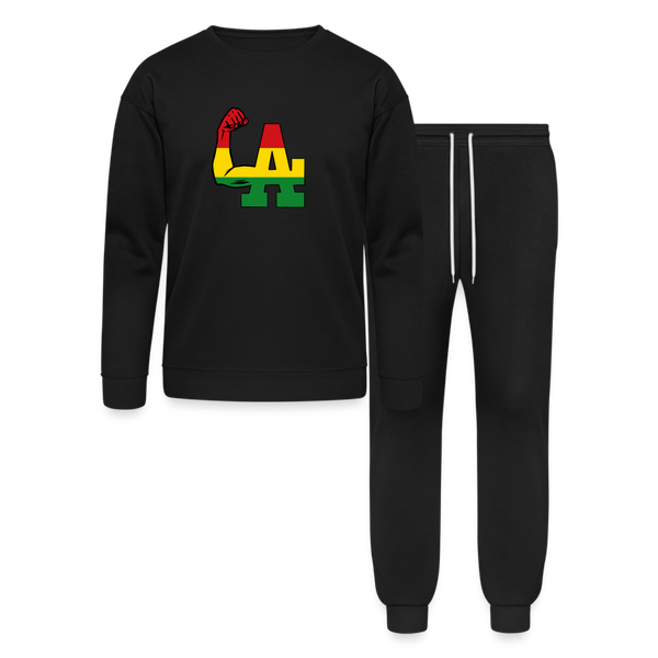 LA Rasta Strong  Unisex Lounge Wear Set - black