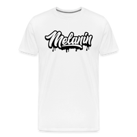 Melanin Drippin' Men's Premium T-Shirt - white