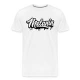 Melanin Drippin' Men's Premium T-Shirt - white