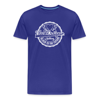 Black To The Future Badge Men's Premium T-Shirt - royal blue