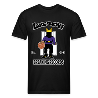 Lake Show Breaking Records Fitted Cotton/Poly T-Shirt - black