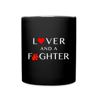 Lover And A Fighter Full Color Mug - black