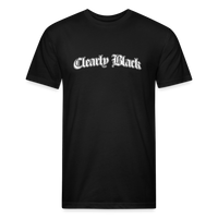 Clearly Black 2 Fitted Cotton/Poly T-Shirt by Next Level - black