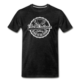 Black To The Future Badge Men's Premium T-Shirt - charcoal gray