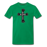 BLK Reality Cross Mens Premium T-Shirt - kelly green