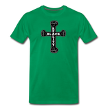 BLK Reality Cross Mens Premium T-Shirt - kelly green