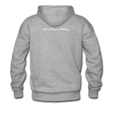 Lover And A Fighter Men's Premium Hoodie - heather gray