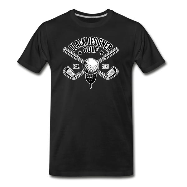 BLK Designer Golf Tee Men's Premium T-Shirt - black
