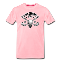 BLK Designer Golf Tee Men's Premium T-Shirt - pink
