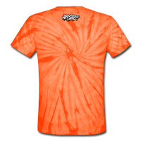 The Challenge Drip Unisex Tie Dye T-Shirt - spider orange