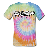 The Challenge Drip Unisex Tie Dye T-Shirt - rainbow