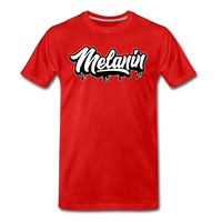 Melanin Drippin' Men's Premium T-Shirt - red