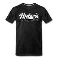 Melanin Drippin' Men's Premium T-Shirt - charcoal gray